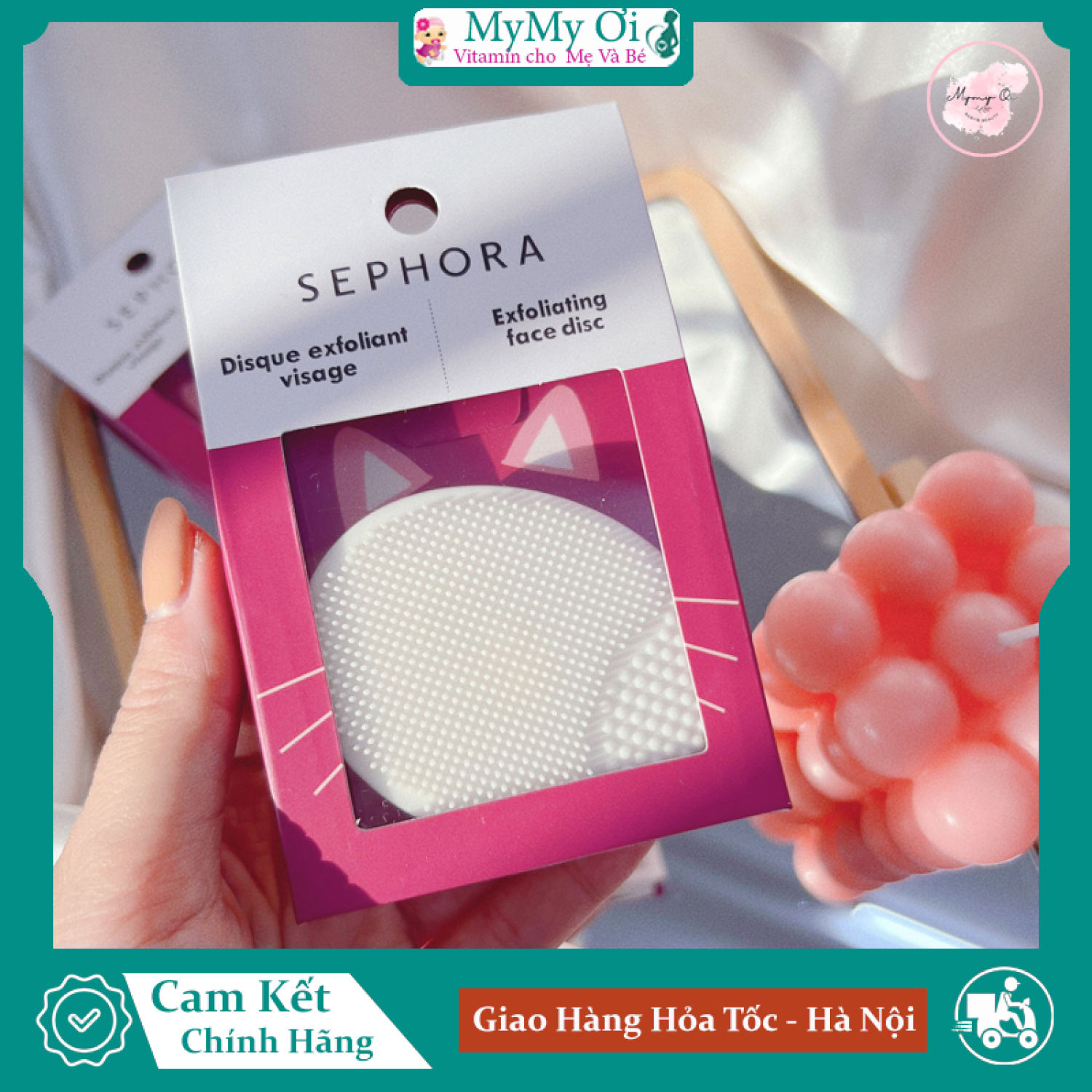 Miếng Rửa Mặt Silicon Sephora Của Pháp
