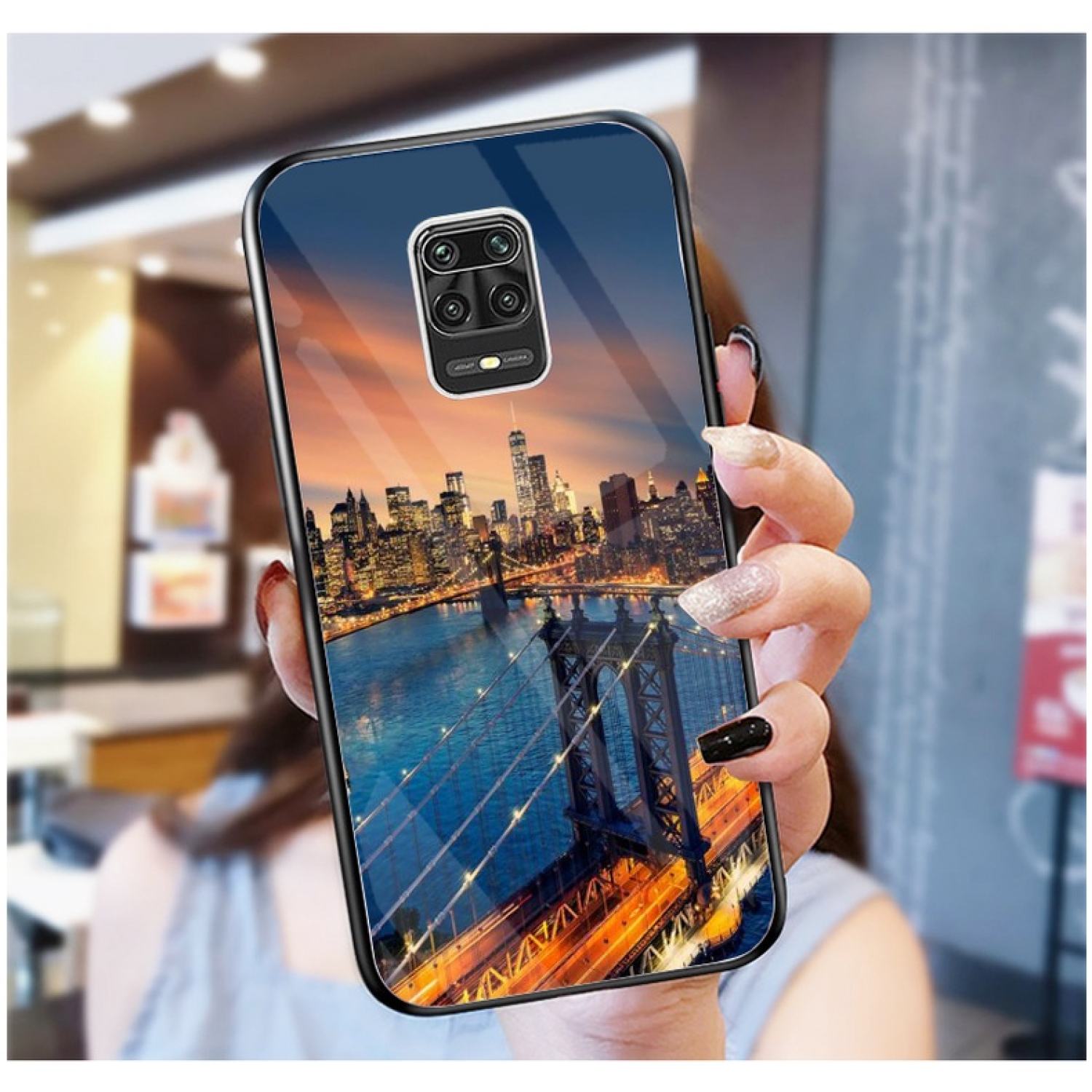 Ốp Lưng XIAOMI REDMI NOTE 9S, NOTE 9 , NOTE 9 PRO Ốp kính bóng cao cấp mới ƞhất