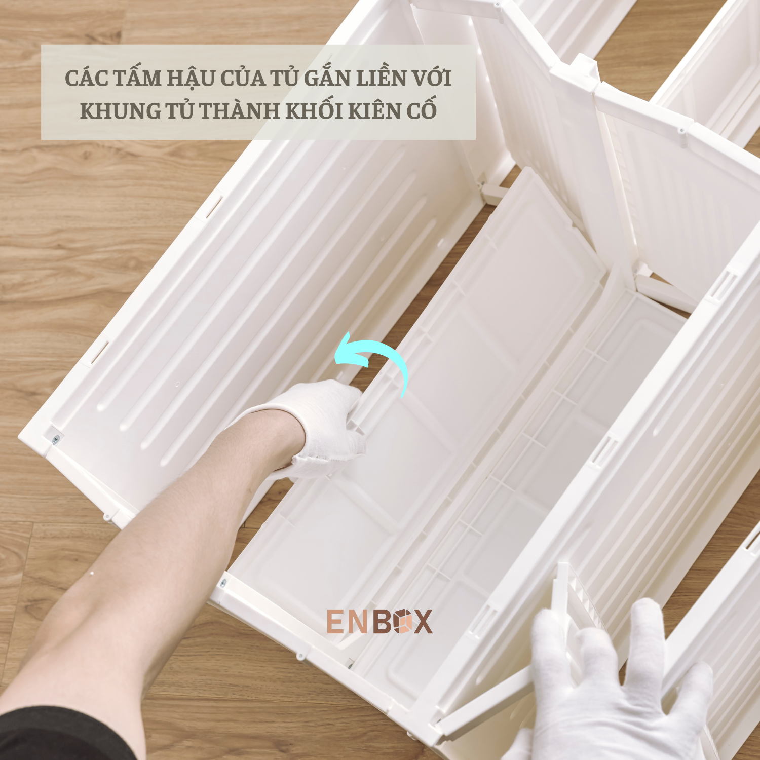 Tủ Giày Độc Thân Enbox Chứa 20 Đôi Giày Dép