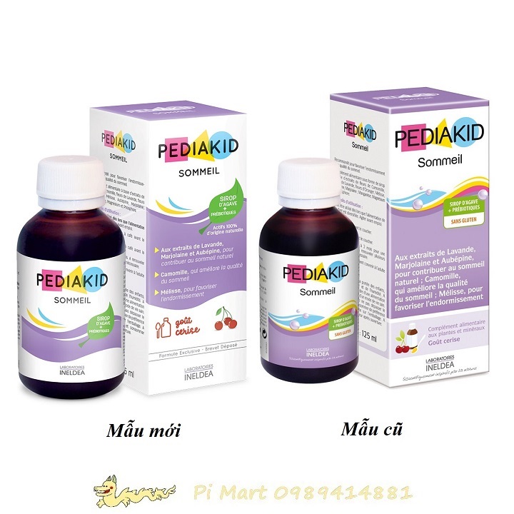 Vitamin Pediakid Sommeil giúp bé ngủ ngon 125ml