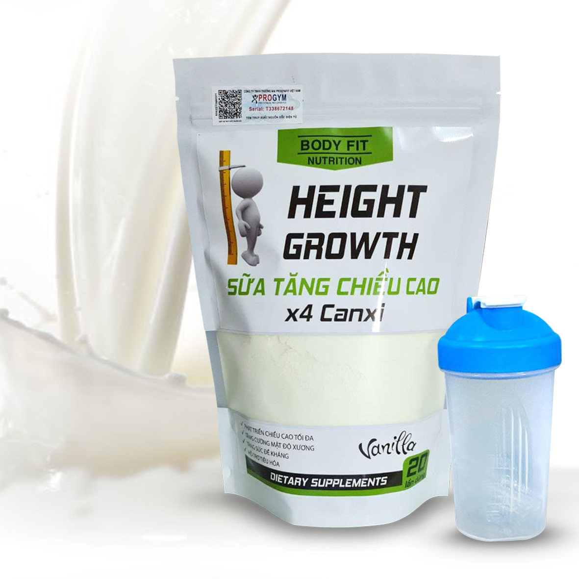 Sữa Tăng Chiều Cao Gấp 4 Lần Canxi HEIGHT GROWTH