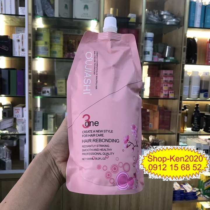 Kem duỗi ép tóc Hoa anh đào Oujiashi 3 in 1