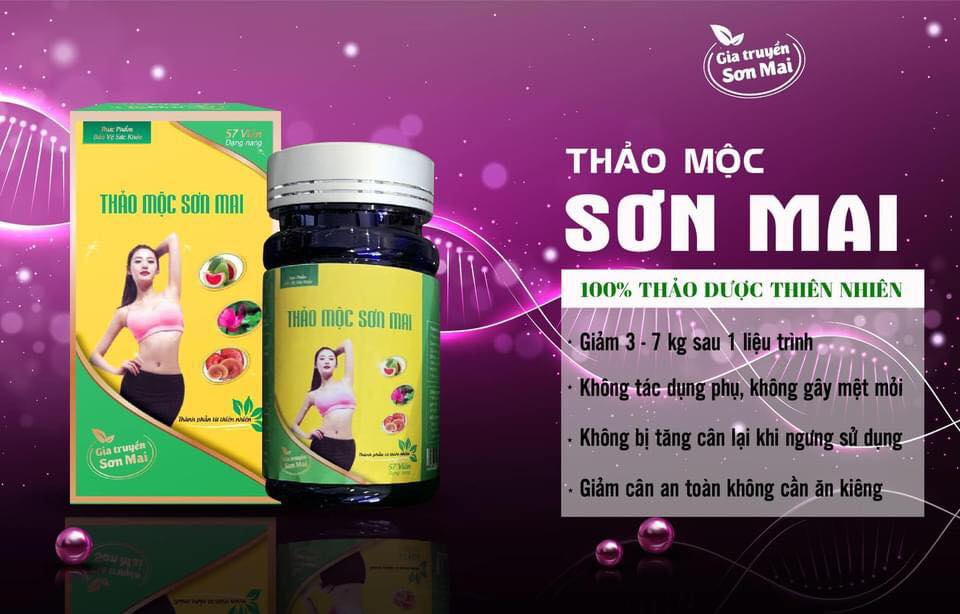 [Giá Gốc] Thảo Dược Giảm Cân Sơn Mai Giảm 5-9kg