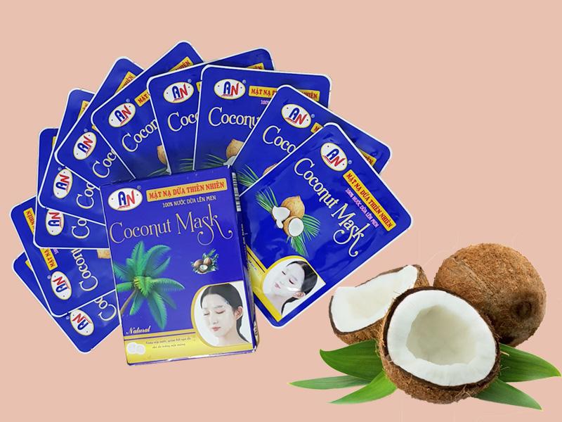 Combo 2 Hộp Mặt nạ dừa thiên nhiên