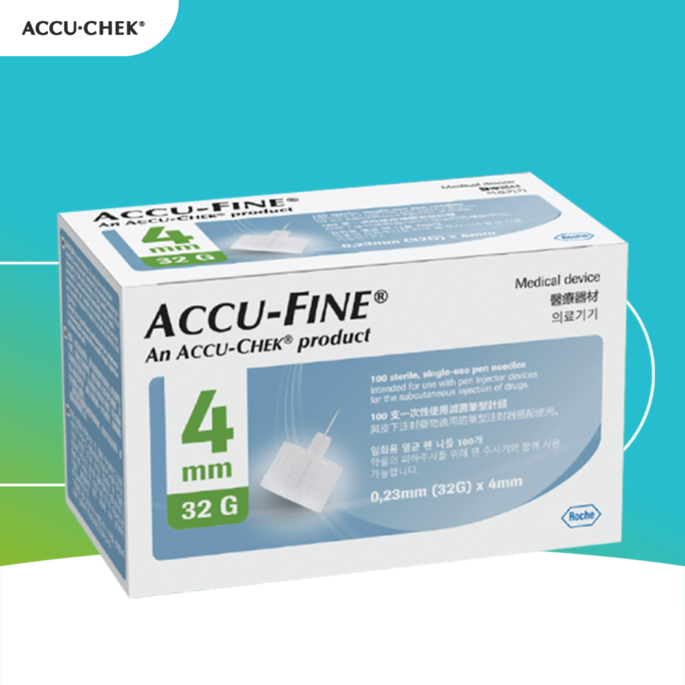 Hộp 100 Đầu Kim Bút Tiêm Insulin ACCU-FINE®…