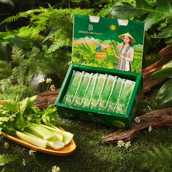 Cốm Tinh Chất Cần Tây Green Beauty , giúp giảm cân, đẹp da, thanh lọc cơ thể