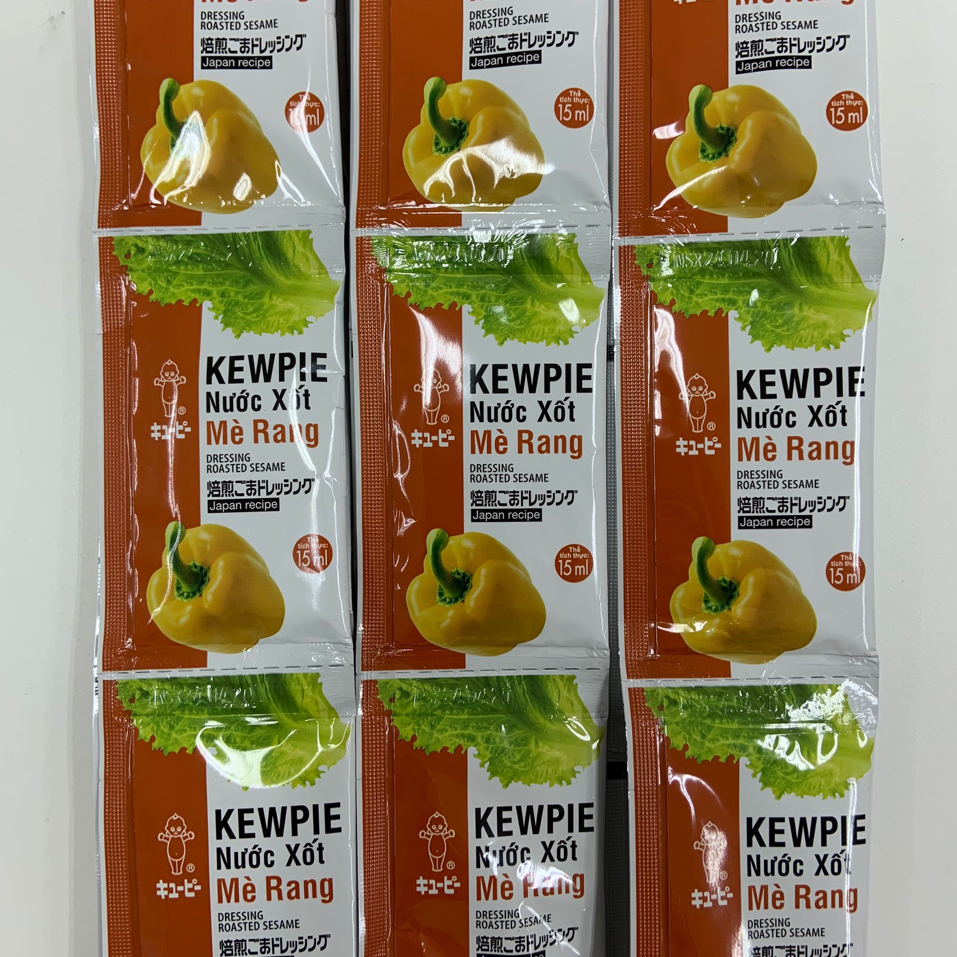 Sốt mè rang Kewpie combo 10 gói