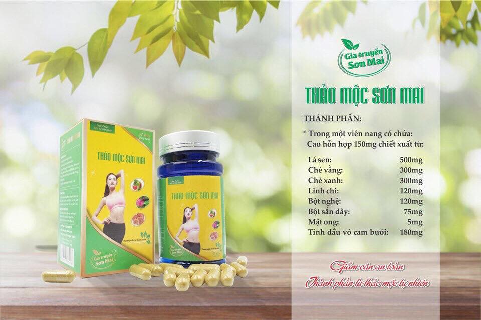 [Giá Gốc] Thảo Dược Giảm Cân Sơn Mai Giảm 5-9kg