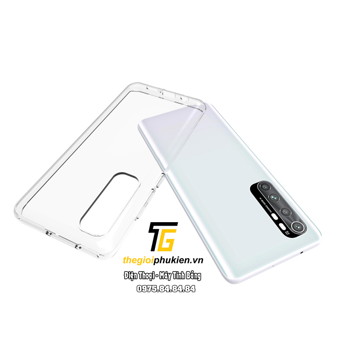 Ốp lưng Xiaomi Mi Note 10 Lite  silicon dẻo trong suốt