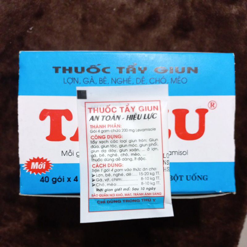Tẩy giun Tayzu cho chó mèo lợn gà