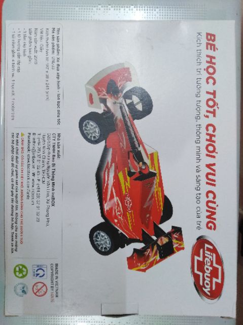 Game trí tuệ, Xe đua xếp hình - ion bạc siêu tốc (quà tặng Lifebuoy)