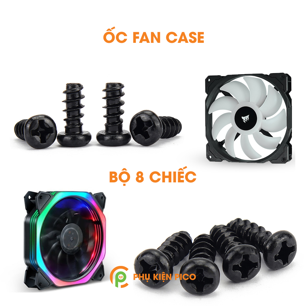 Ốc cao su gắn quạt máy tính - Ốc fan case cao su – Bộ 4 ốc