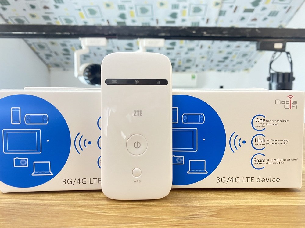 Phát Wifi Di Động Từ Sim 4G ZTE WIFI- Wifi Di Động Không Dây Mạnh Như Cáp Quang- Phát wifi 3G 4G tốc độ cao chuẩn 100 Mbps,Pin trâu Cực Khủng