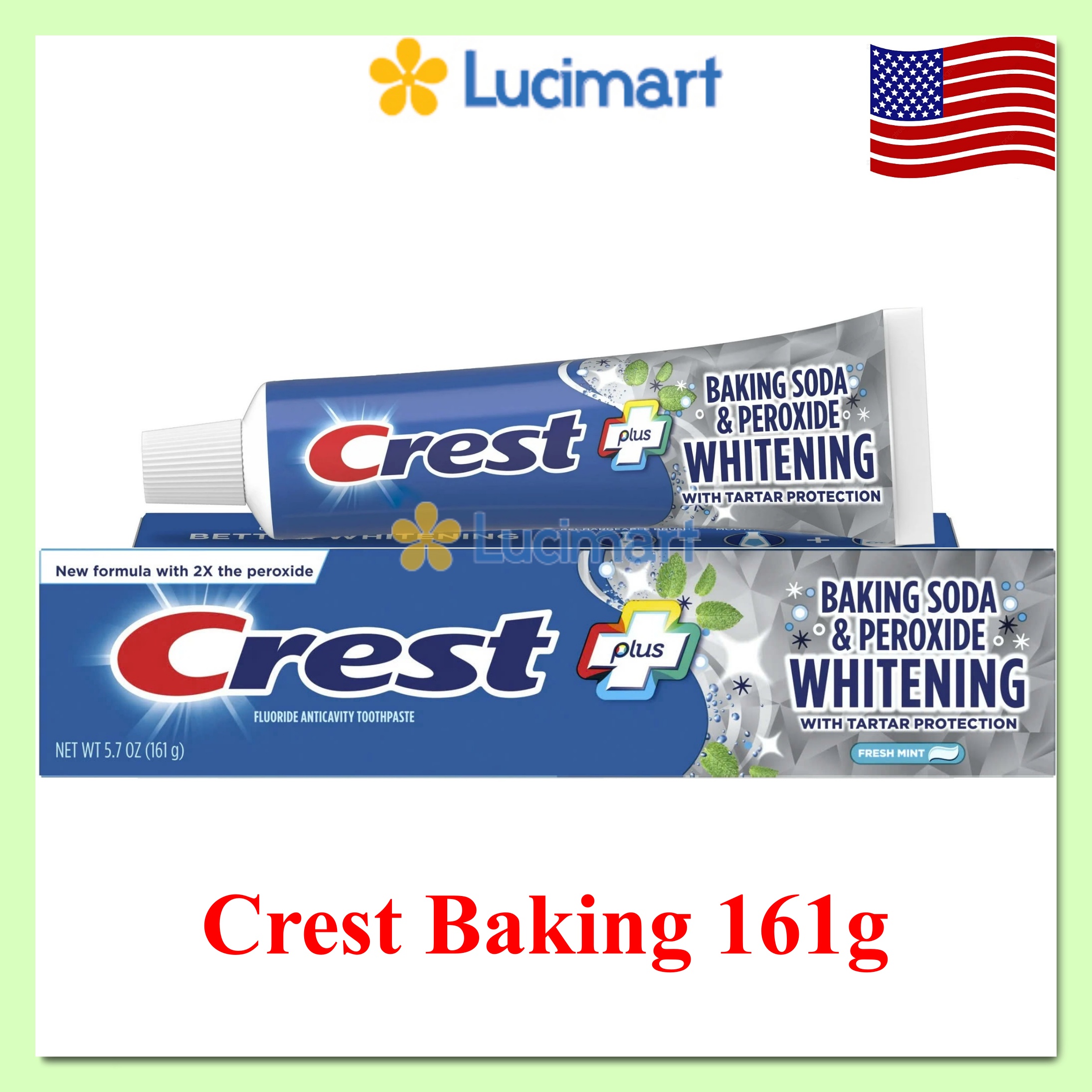 Kem đánh răng Crest của Mỹ các loại [Hàng Mỹ]