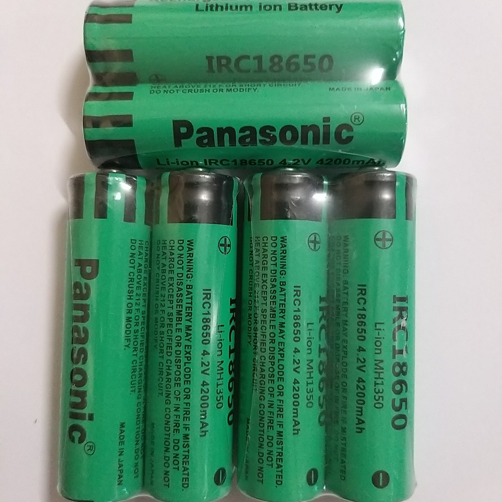 2 viên pin sạc 18650/pin đèn Panasonic