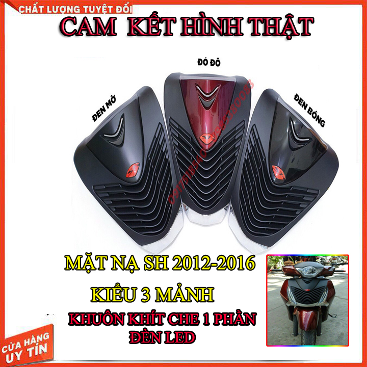 MẶT NẠ TRANG TRÍ CHO SH 2012-2016 KHÍT ( KIỂU 3 MẢNH KIỂU Ý)