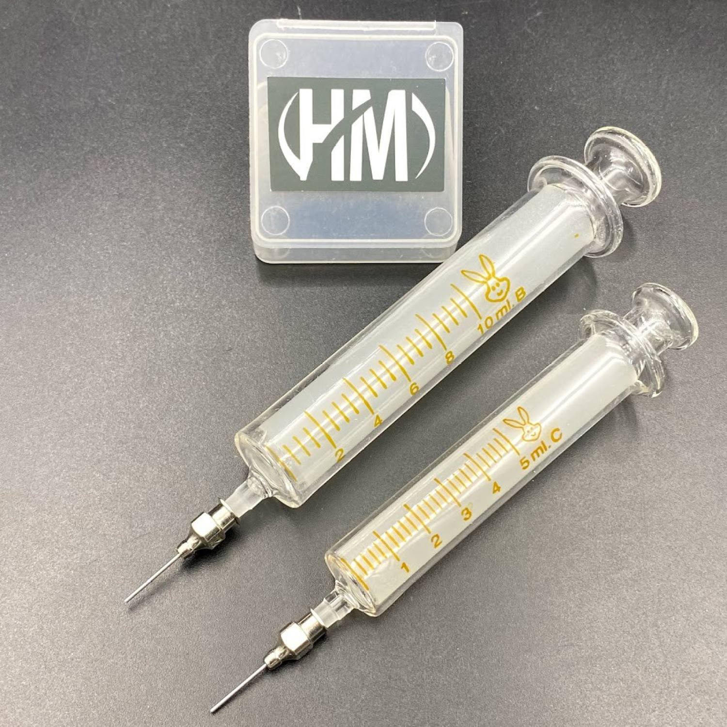 Xi lanh thủy tinh kèm đầu (5ml, 10 ml)