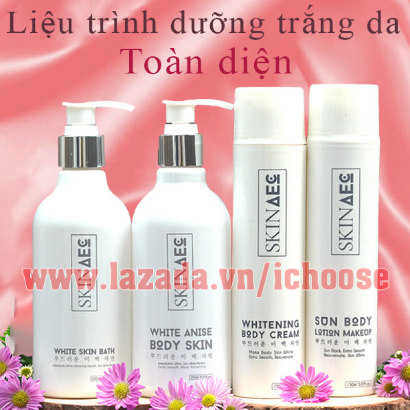 Bộ dưỡng trắng da Skin aec toàn diện