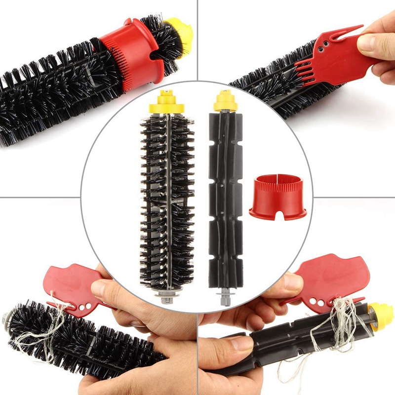 Set Di Spazzole Di Ricambio Per IRobot Roomba 600 610 614 620 625 630 635 640 645 650 655 660 665 670 671~p135537879 - Foto 3
