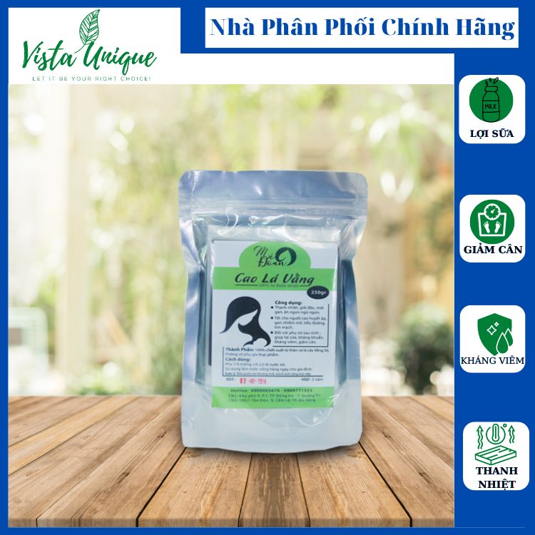 Cao chè vằng mệ đoan túi nhôm lợi sữa cho mẹ sau sinh chè vằng lợi sữa giảm cân trà vằng sẻ - shop vista unique