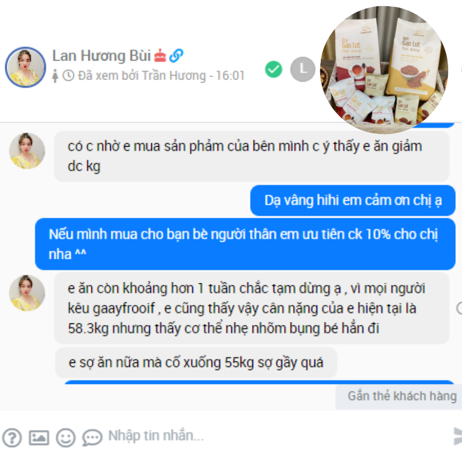 2 Set Bột Trà Gạo Lứt Ăn Kiêng Giảm Cân Vinatha - 2680gr