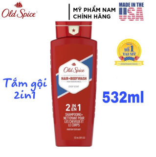 USA Sữa tắm gội nam 2in1 Old Spice High Endurance Hair + Body Wash 532ml - thumbnail