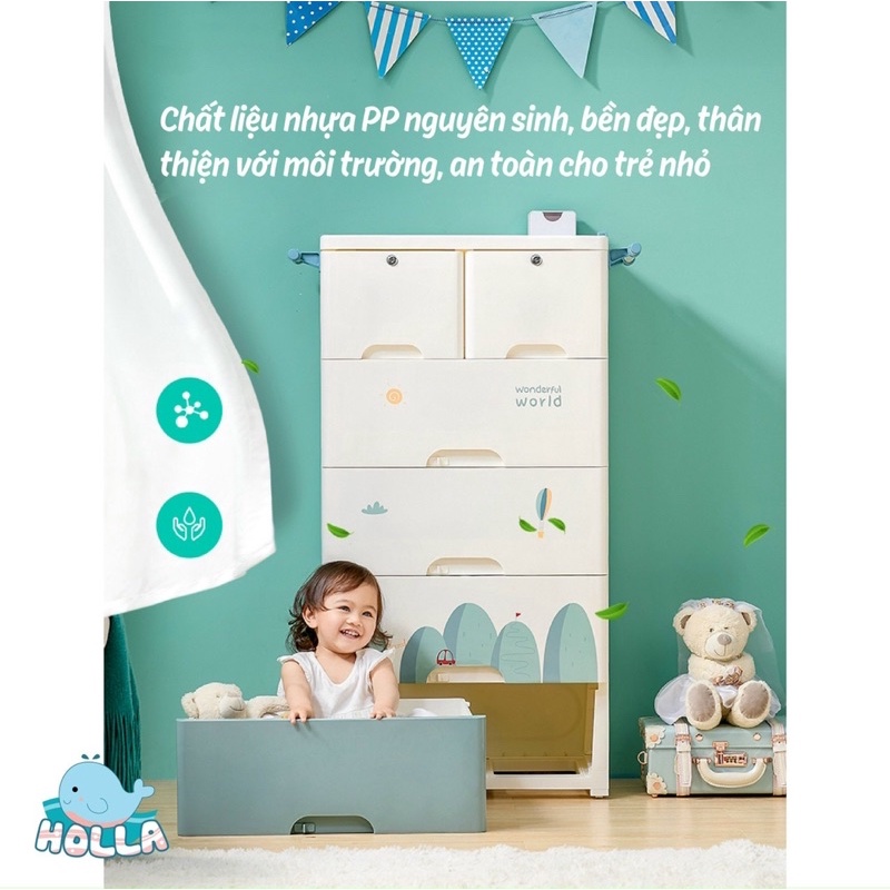 Tủ ngăn kéo 5 tầng Holla HL-09135