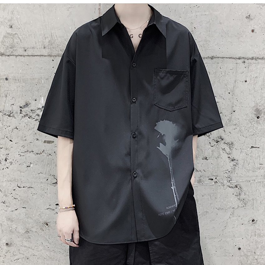 Áo Sơ Mi Nam Ngắn Tay Cổ Bẻ Đa Sắc Màu Nam Tính Mẫu Hot 2024 Kiểu Dáng Hàn Quốc Thời Trang FASHION4MENHCM SOMI NAM 9000041C10