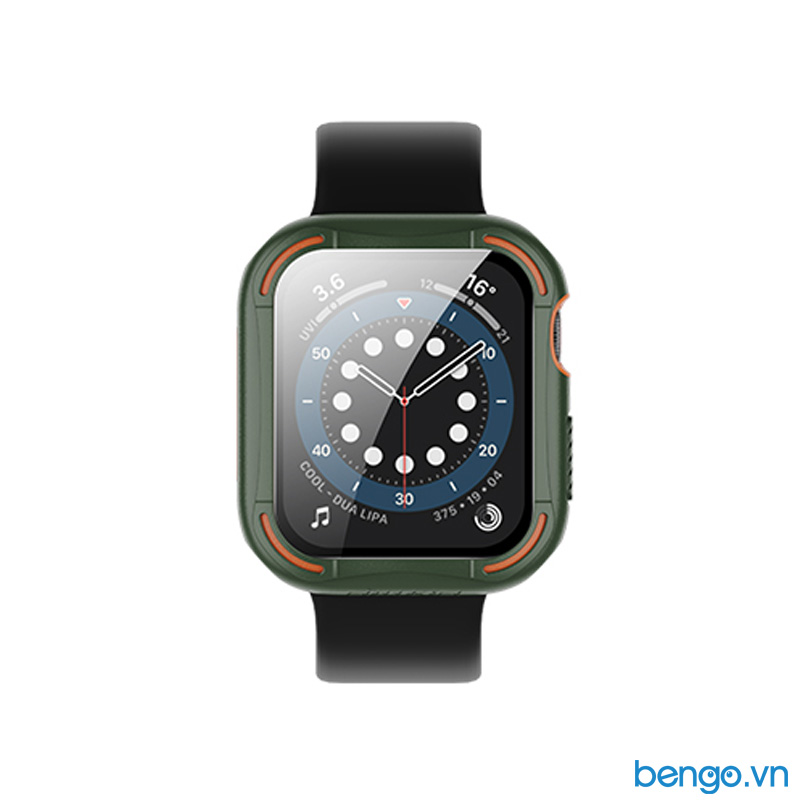 [HCM]Ốp Apple Watch 6/SE/5/4 NILLKIN CrashBumper case kèm dán cường lực