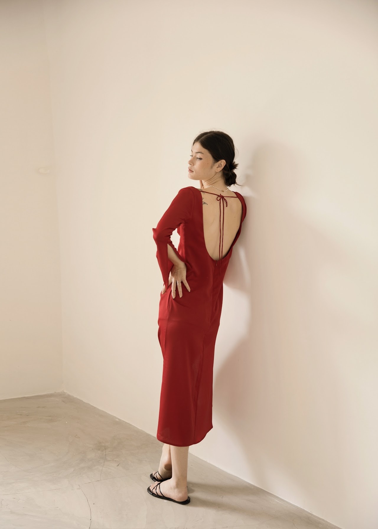 Amoiii Đầm thời trang lụa Rebirth Dress
