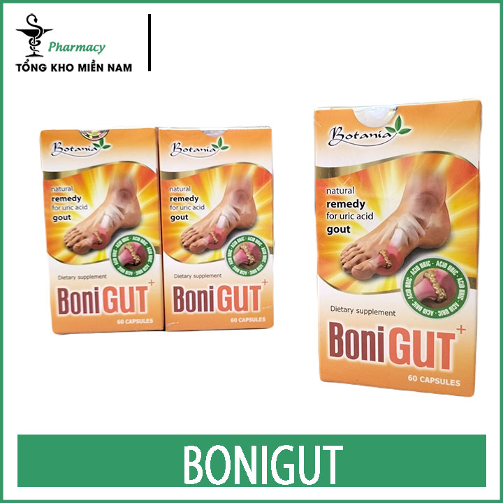 BoniGut - Dành Cho Người Bị Gút - Hộp 60 viên - Tổng Kho Miền Nam