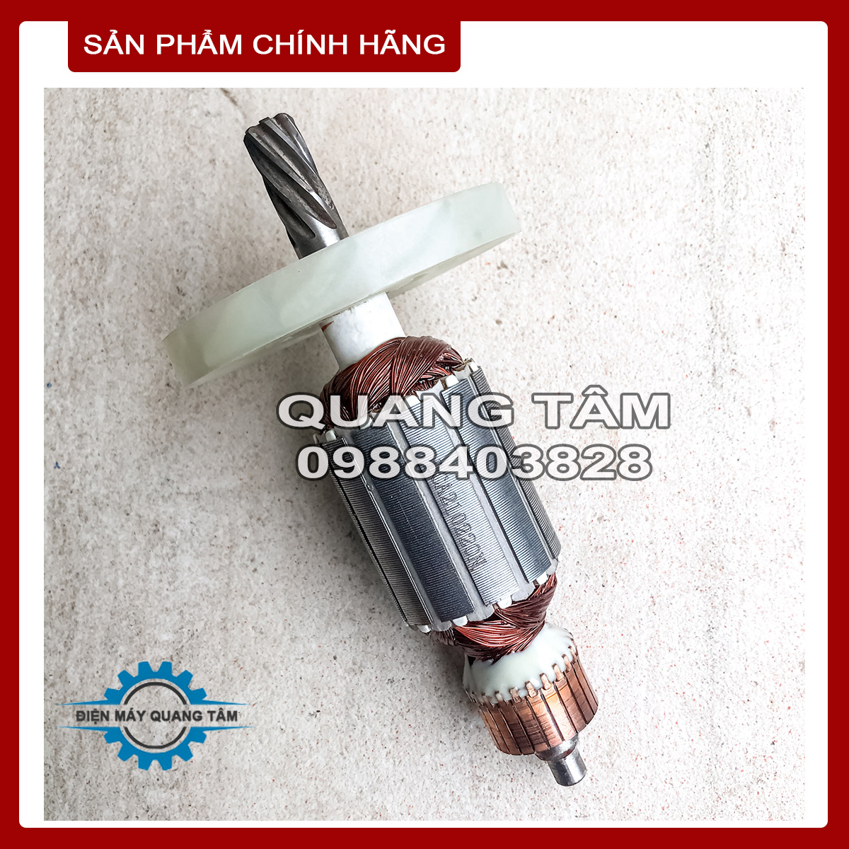 Rotor (Roto - Rô) DCA 7 Răng lắp Máy Đục Bê Tông dòng 0810 (Máy Đục 17 ly - 17mm) [Chính Hãng]