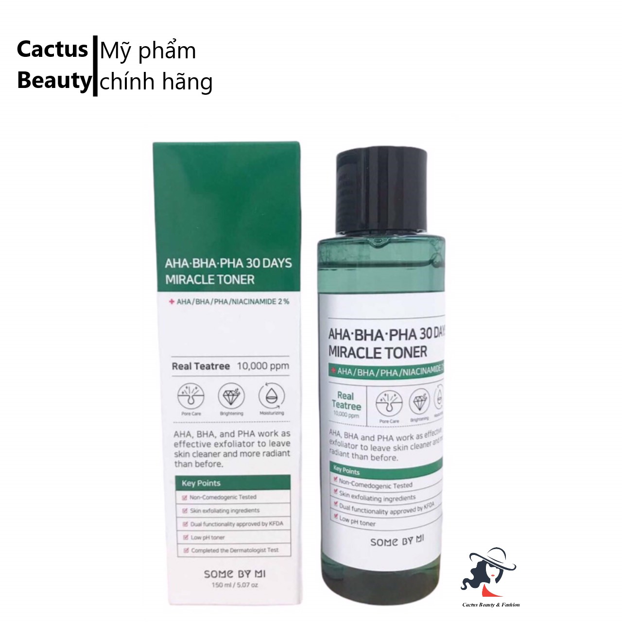 [HCM]Nước Hoa Hồng Some By Mi Aha-Bha-Pha 30 Days Miracle Toner 150ml