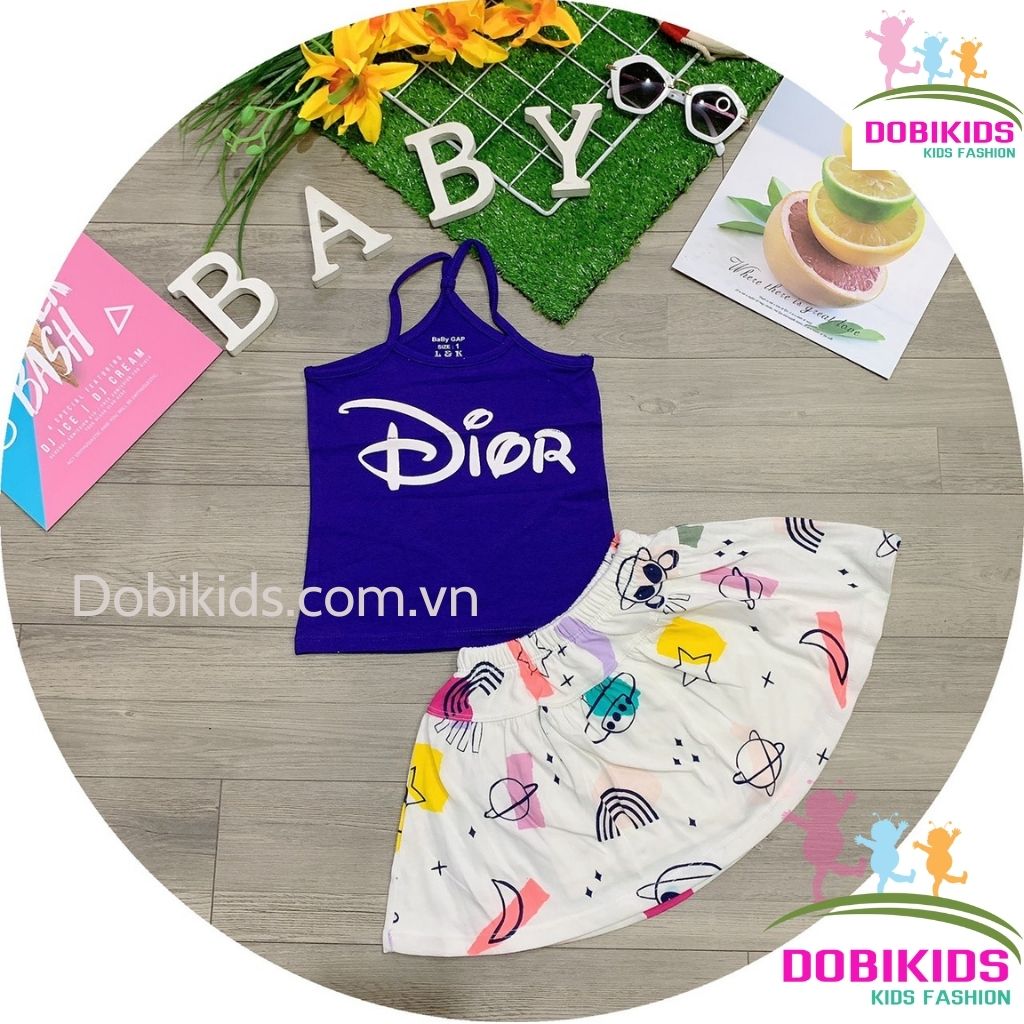 Áo Dây Bé Gái Thun Cotton 4 Chiều Đẹp Co Giãn (07-28kg)