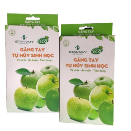 Găng tay nilon tự hủy sinh học siêu dai dùng một lần bao tay nilong đóng hộp tiện lợi hợp vệ sinh hàng chính hãng / Găng tay nilon nhà bếp