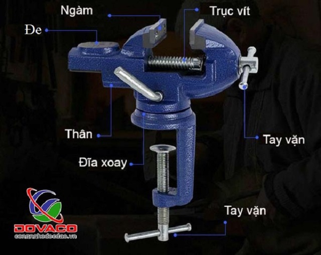 [HCM]Ê tô kẹp bàn xoay 360 độ cỡ lớn