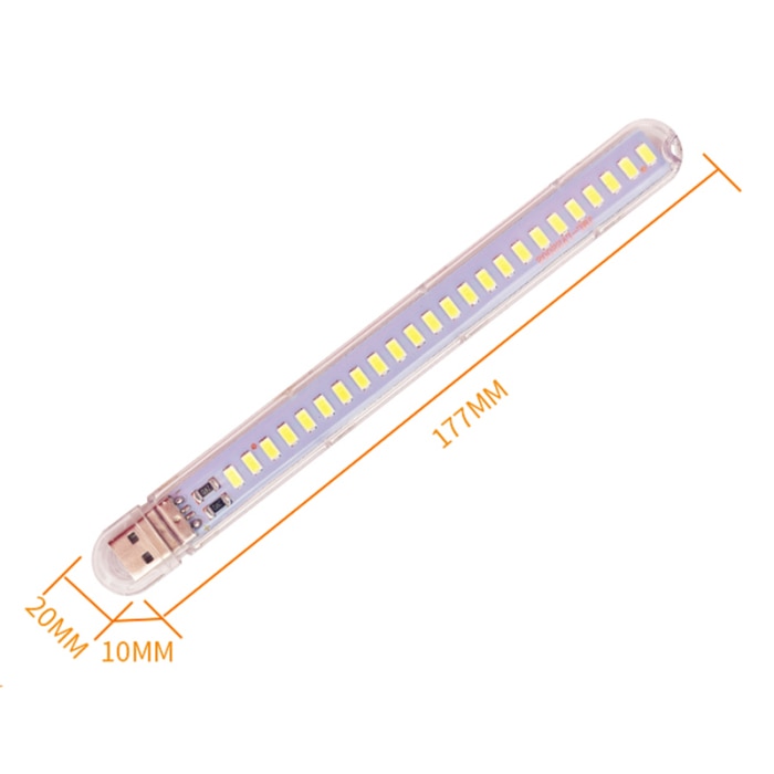 Đèn LED usb 24 bóng siêu sáng cắm cổng USB 5V