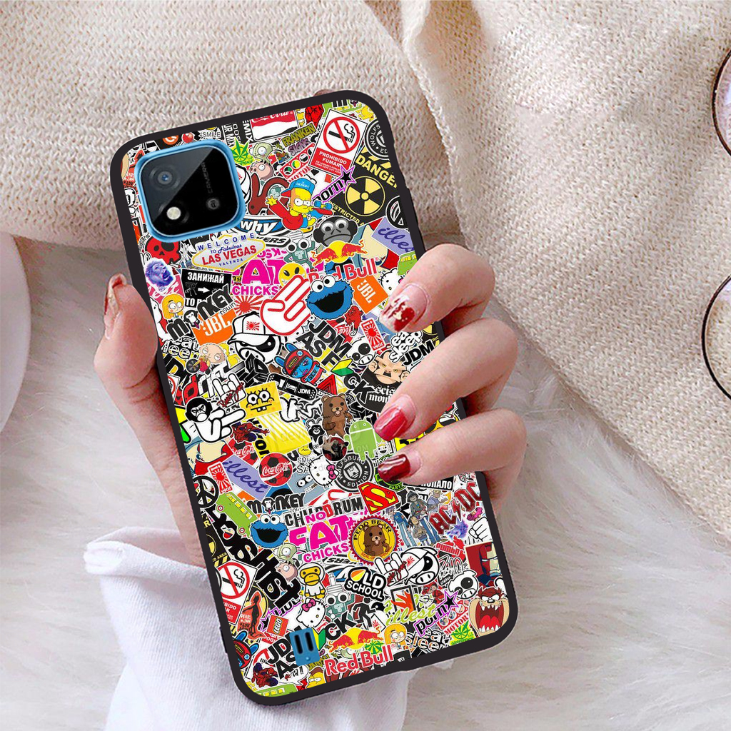 Ốp lưng realme c11 2021 viền dẻo tpu bst phong cách tự do