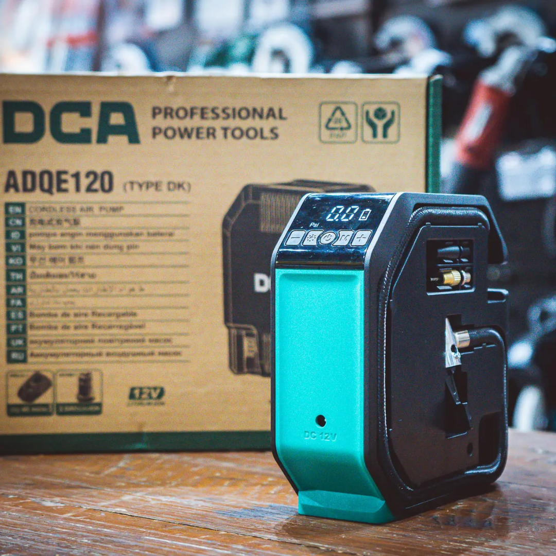Máy bơm hơi dùng pin 12V DCA ADQE120DK