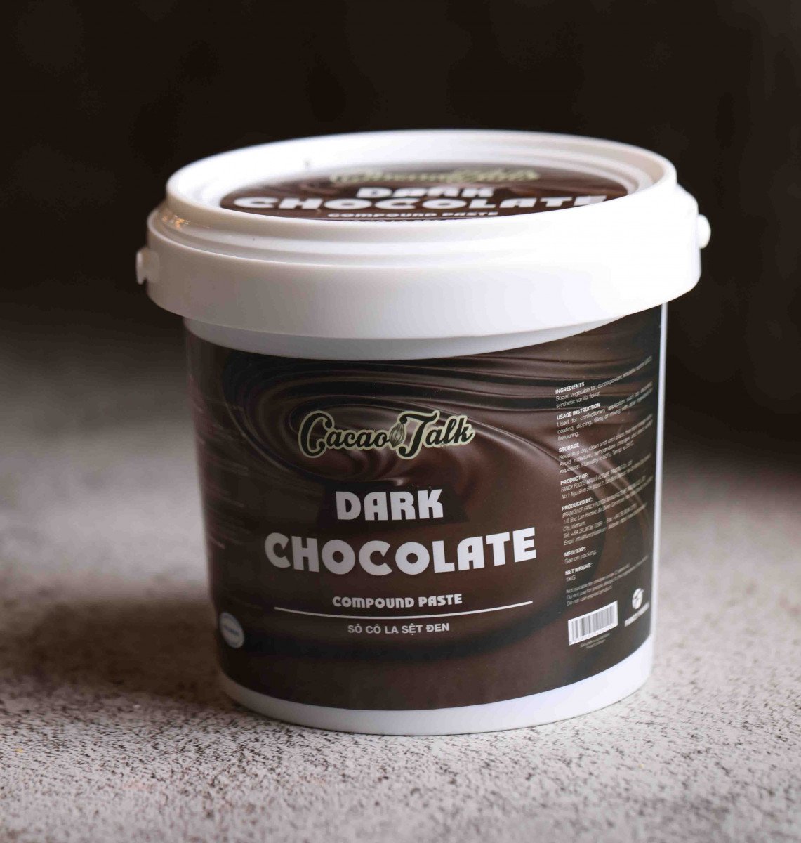 Socola Đen dạng sệt hiệu Cacao Talk 1kg