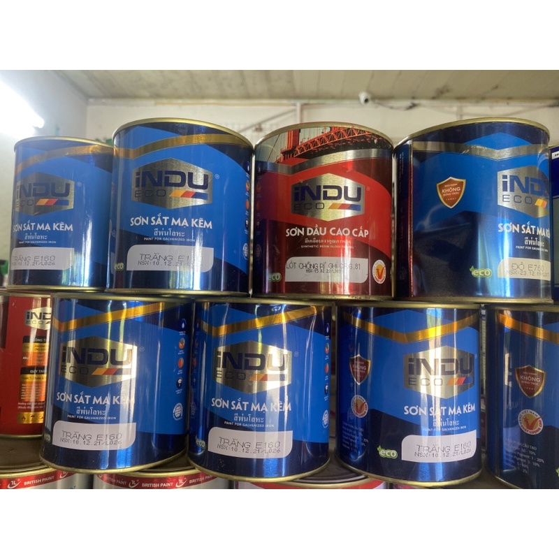 Sơn Sắt Mạ Kẽm Indu 0,8