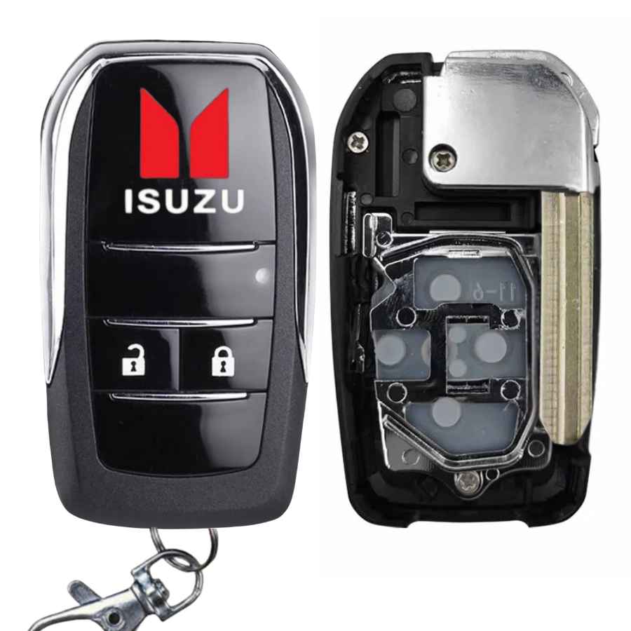 Vỏ nâng cấp chìa Khóa xe Isuzu Dmax, Mux V990 V991