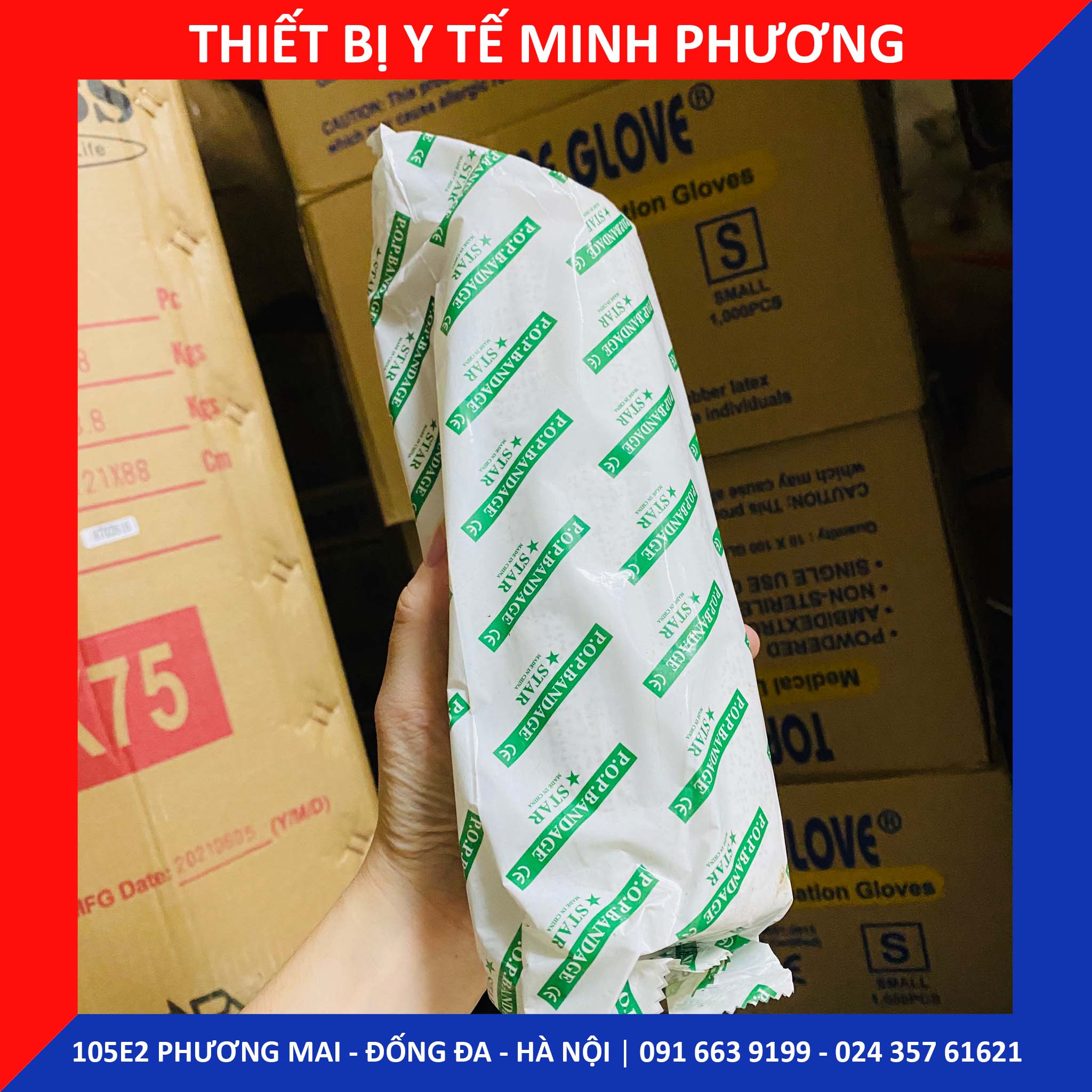 Băng bột bó thạch cao P.O.P Bandage Greetmed