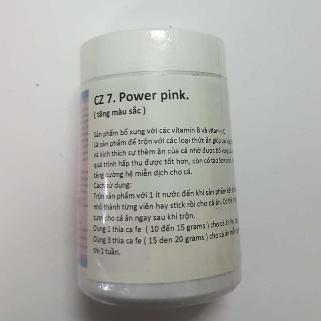 [HCM]Tăng màu sắc cho cá CZ7 Power Pink Plus