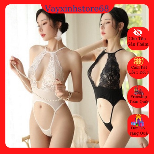 Bộ ngủ cosplay cổ yếm pha ren quyến rũ sexy C42 💕 cosplay đồ hóa trang 💕💕💕