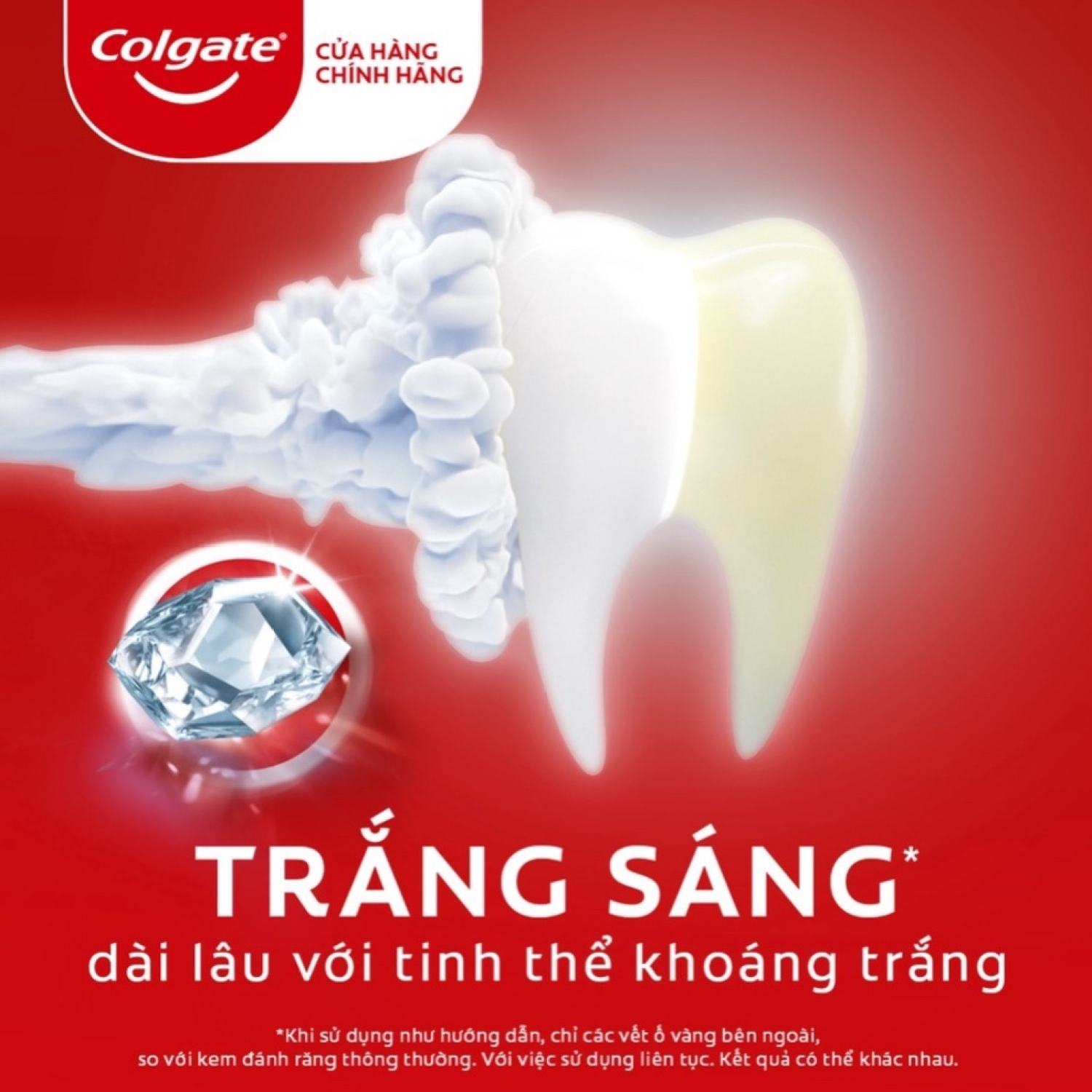 Kem đánh răng Colgate Optic White Plus Shine làm trắng sáng răng 100g