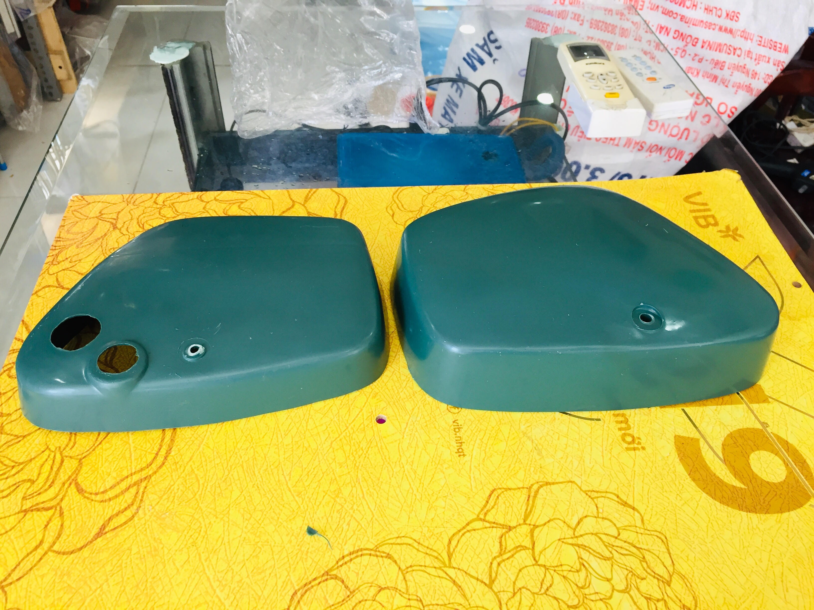 cặp nắp cốp cub 78 xanh đậu