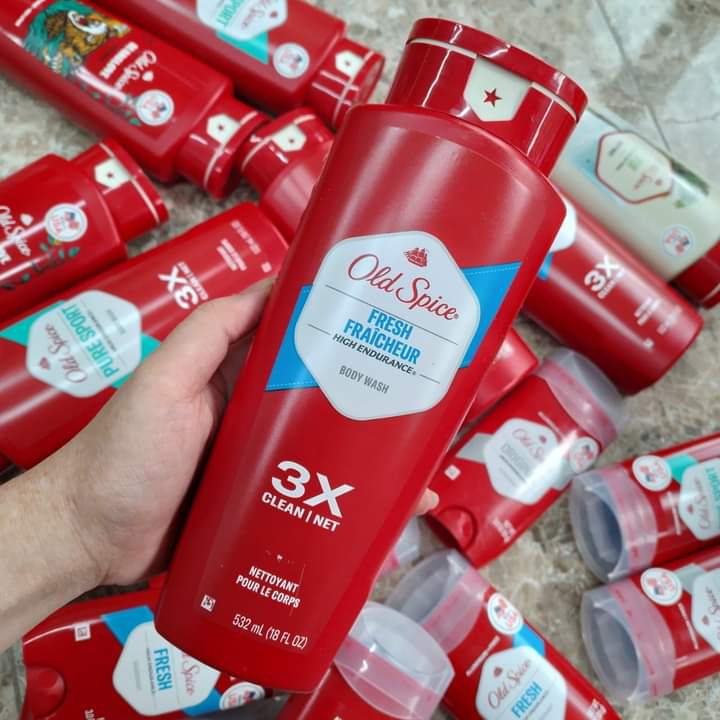 Sữa tắm Old Spice 3X CLEAN 532ML