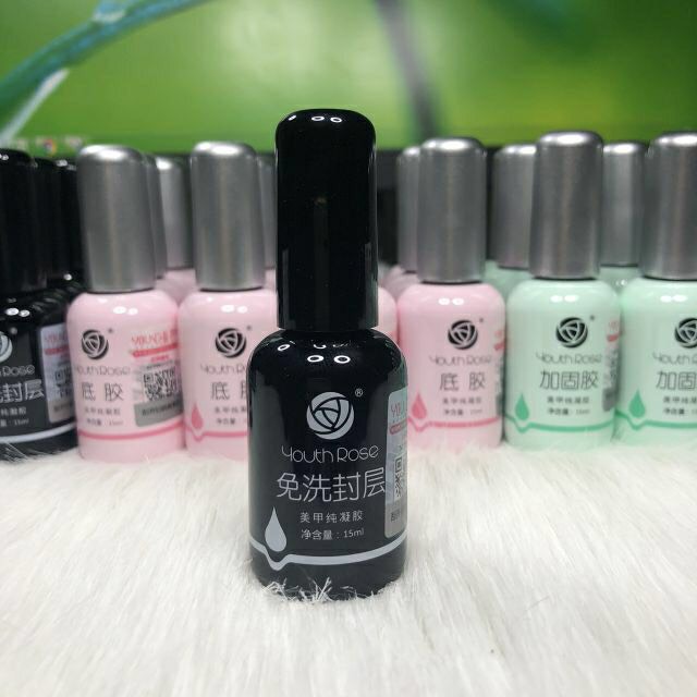 Sơn Gel Cứng Móng Hoa Hồng Base ,Top ,Cứng Móng - 15ml