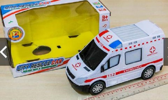 (HÀNG HÓT- GIÁ HỜI) Trò chơi mô hình chiếc xe ô tô cấp cứu dung pin biết di chuyển có đèn và phát ra âm thanh nghe như ngoài đời thực, các góc cạnh đều được bo tròn an toàn tuyệt đối cho trẻ nhỏ, do choi xe cuu thuong sieu ben